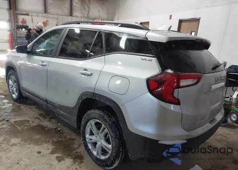 2022 GMC Terrain Awd Sle из США, поврежденный, VIN 3GKALTEV3NL179876